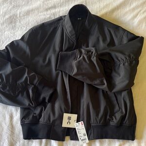 Uniqlo Black Bomber Jacket